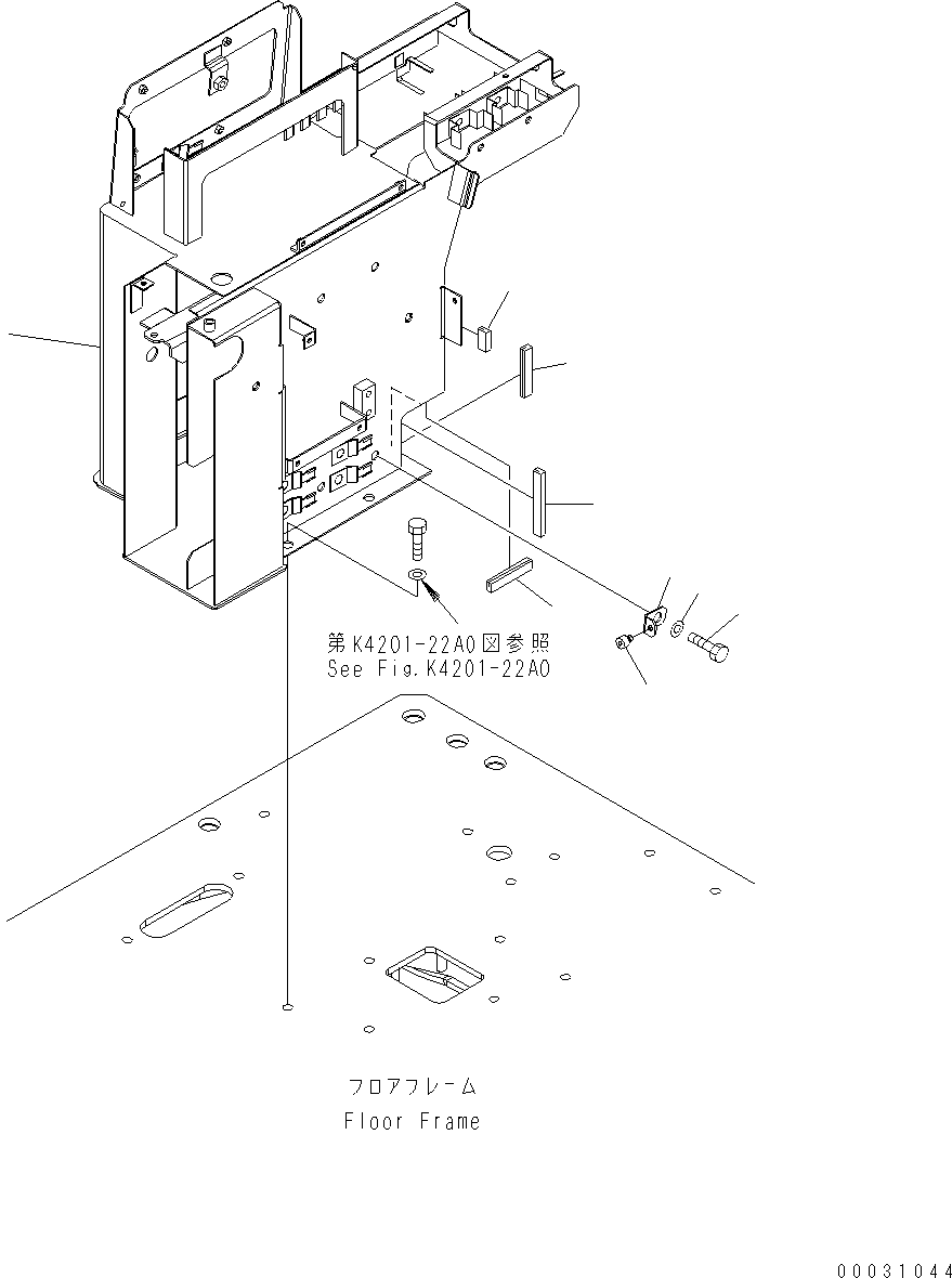 Декоративная накладка 421-54-33450 KOMATSU