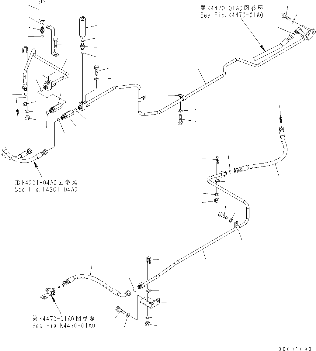 Трубка 423-43-37232 KOMATSU