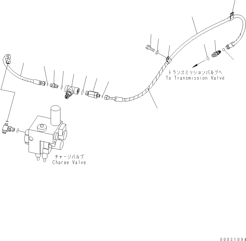 Обратный клапан 421-43-37770 KOMATSU