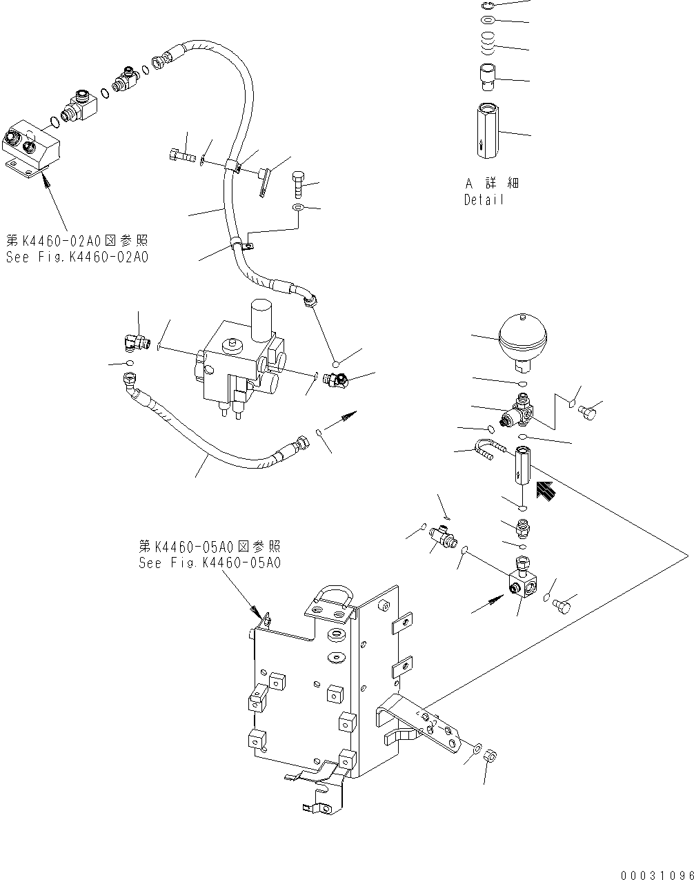 Шланг с торцевым уплотнением 02755-004A5 KOMATSU