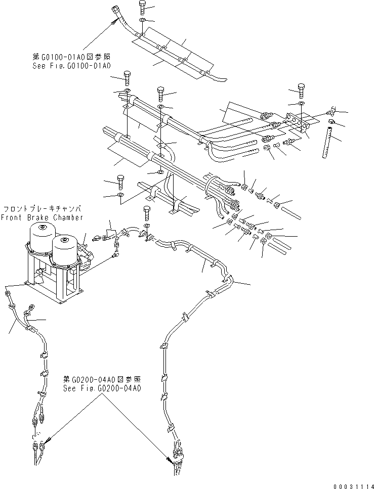 Шланг 07121-00319 KOMATSU