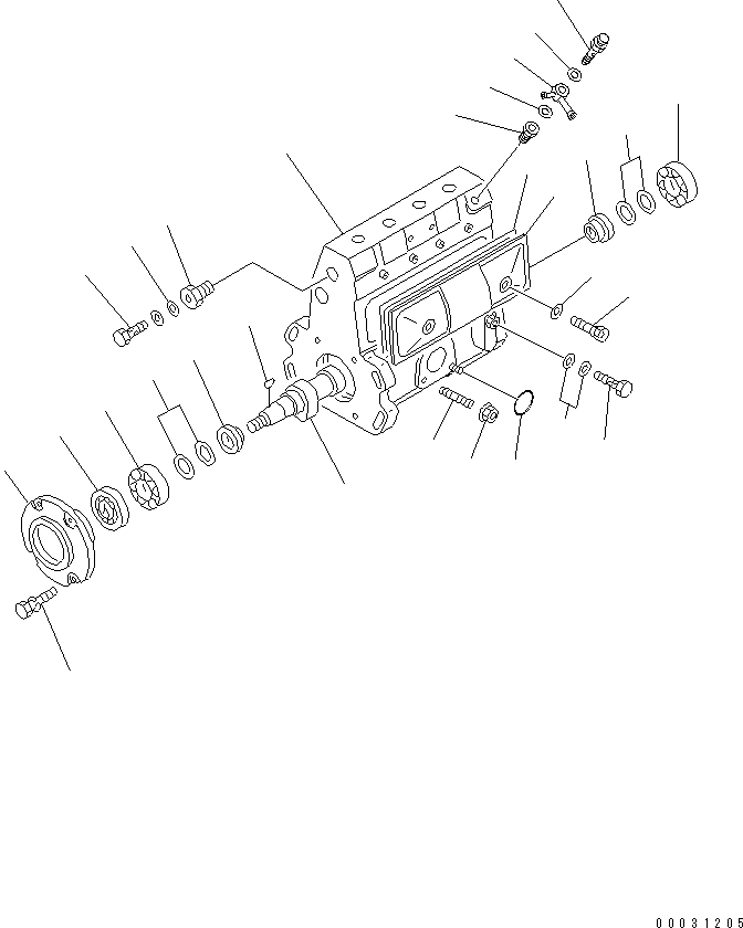 INJECTION PUMP 6208-71-1210 KOMATSU