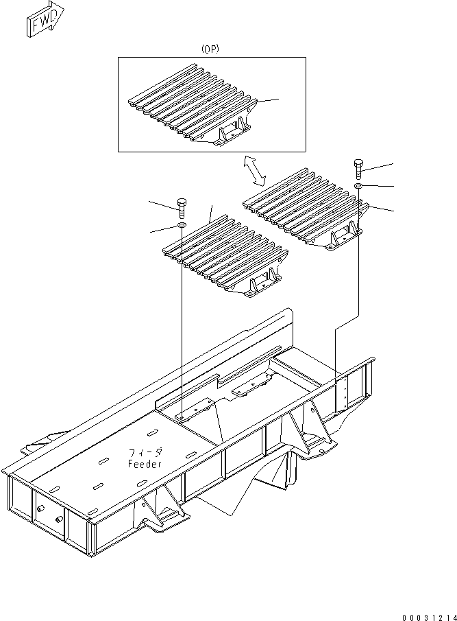 SCREEN,(OP) (OP) 8242-72-2120 KOMATSU