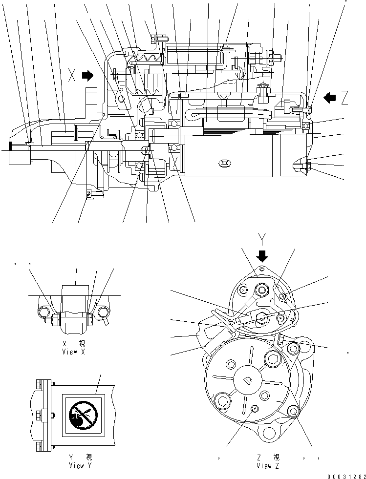 Выключатель в сборе KD0-25000-7123 KOMATSU