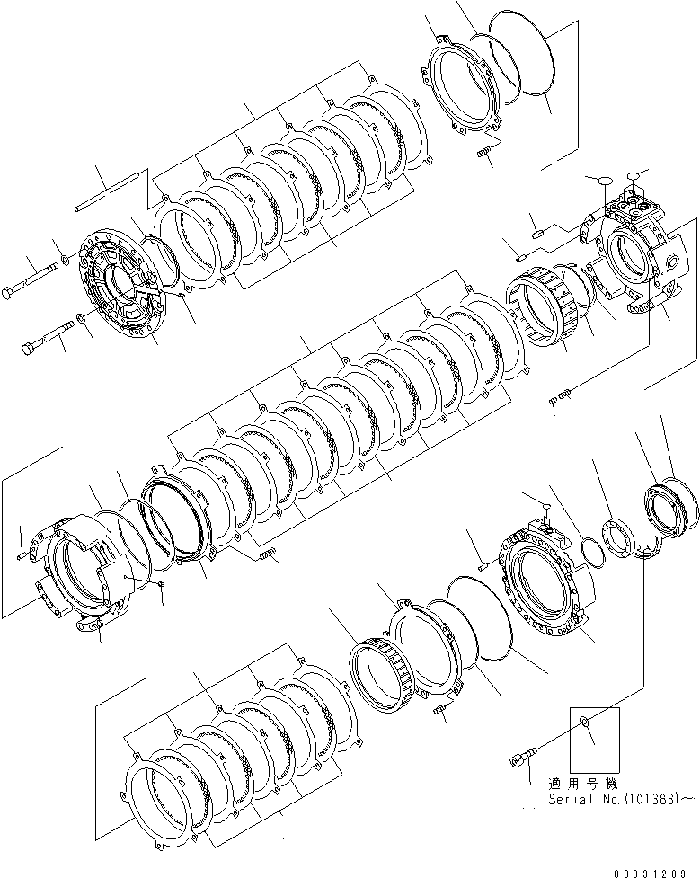 Поршень 14X-15-32740 KOMATSU