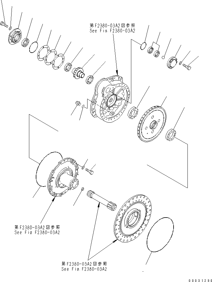 Бортовой редуктор в сборе 14X-27-00330 KOMATSU
