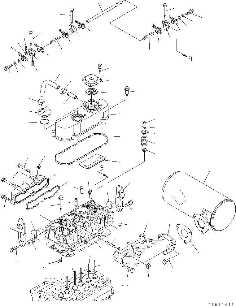 ENGINE, ASSY. 22J-01-R5101 KOMATSU