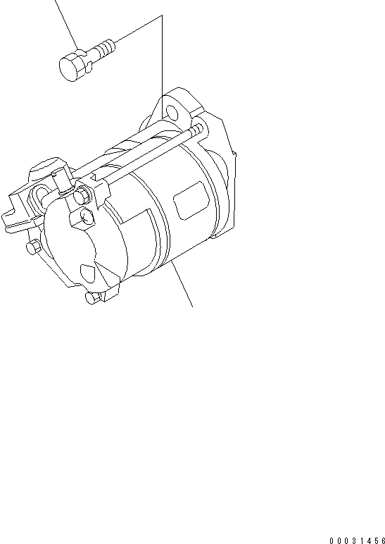 STARTER MOTOR (KT16285-6301-0) KOMATSU