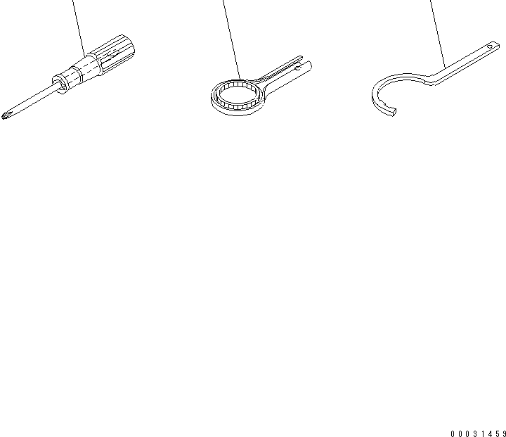 SCREWDRIVER KT07115-56143 KOMATSU