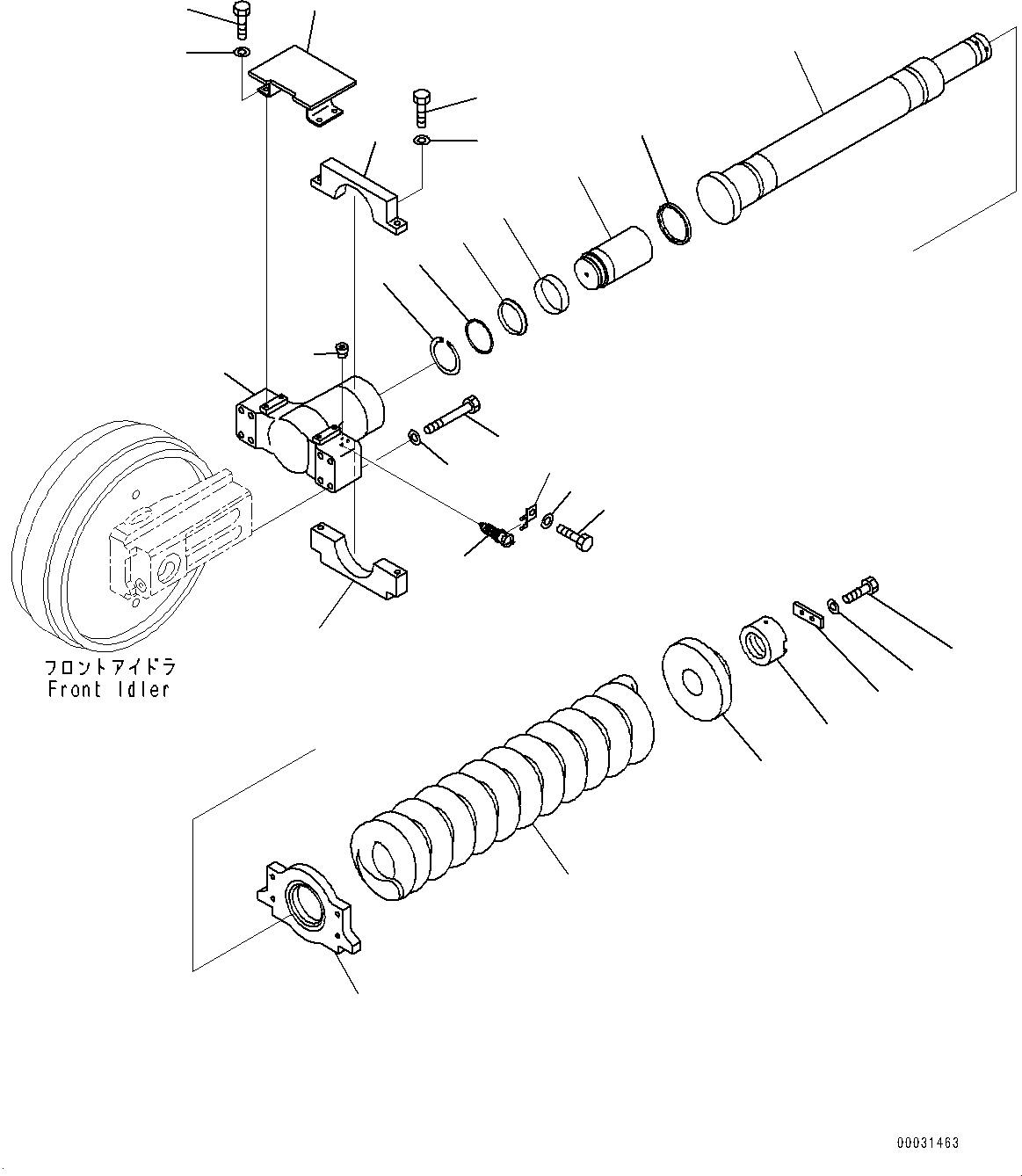 Idler Cushion 21N-30-00530 KOMATSU