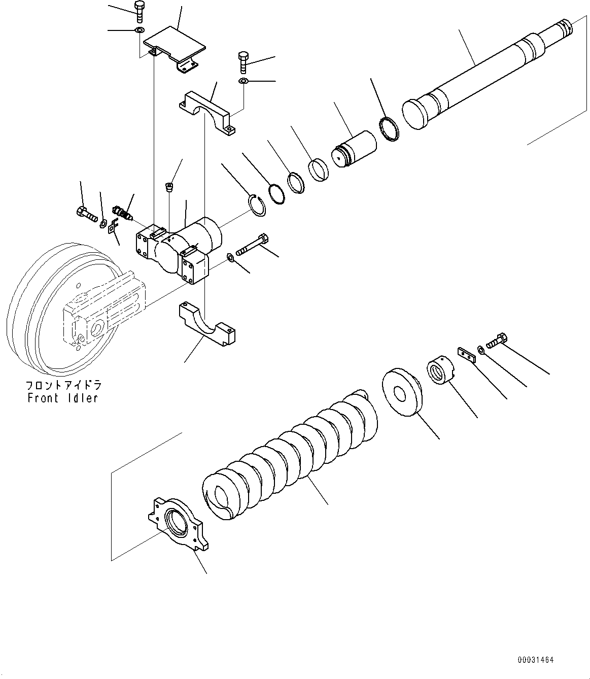 Idler Cushion 21N-30-00540 KOMATSU