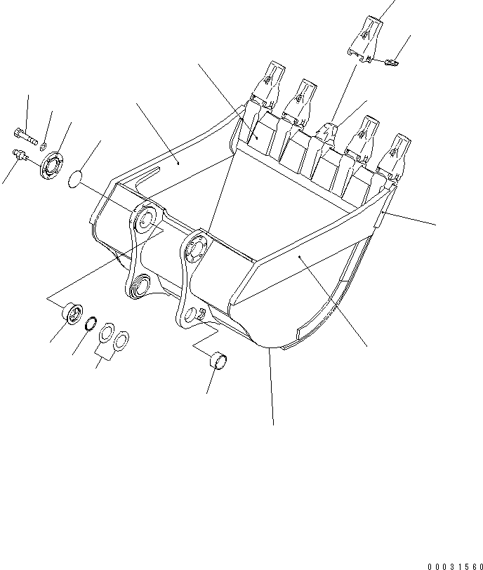 Пластина сварная 21N-939-4B80 KOMATSU
