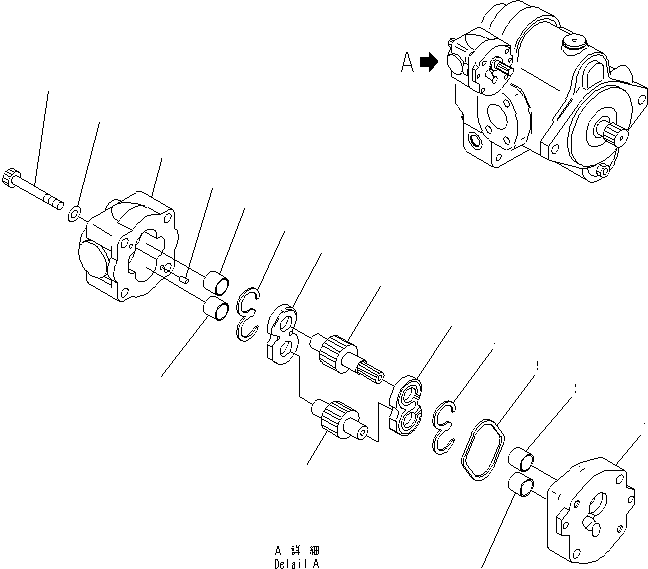 ведущая шестерня (\7\705-48-48611) KOMATSU