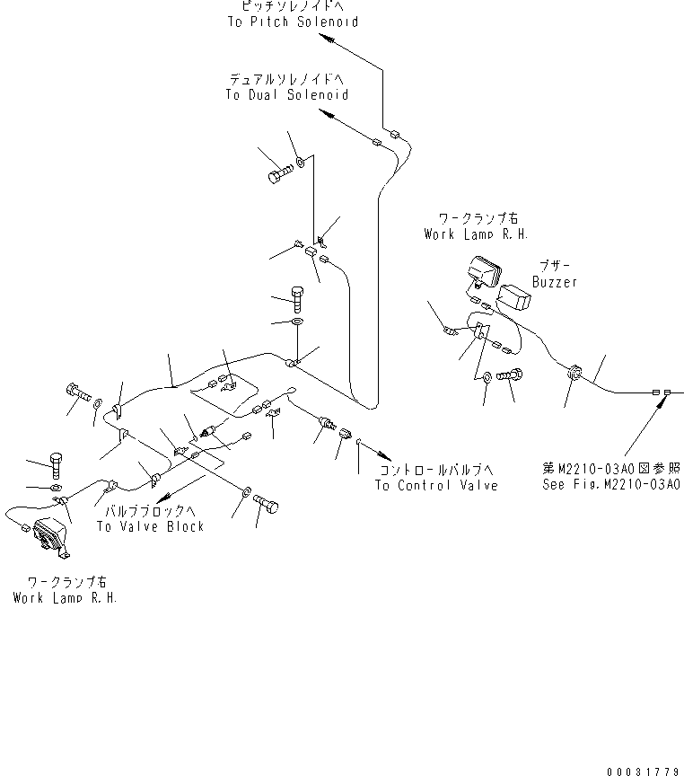 Жгут проводов 17M-06-41221 KOMATSU
