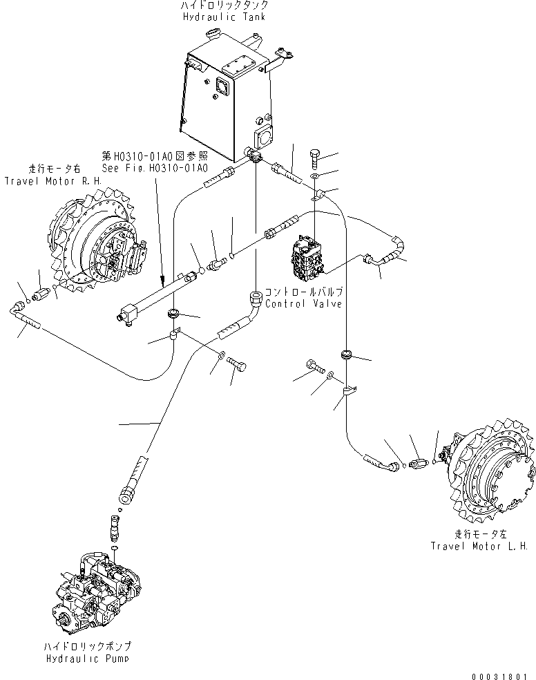 Шланг в сборе 11Y-874-1811 KOMATSU