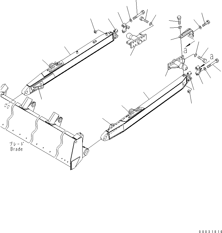 FRAME ASS'Y,L.H. 11Y-874-0010 KOMATSU