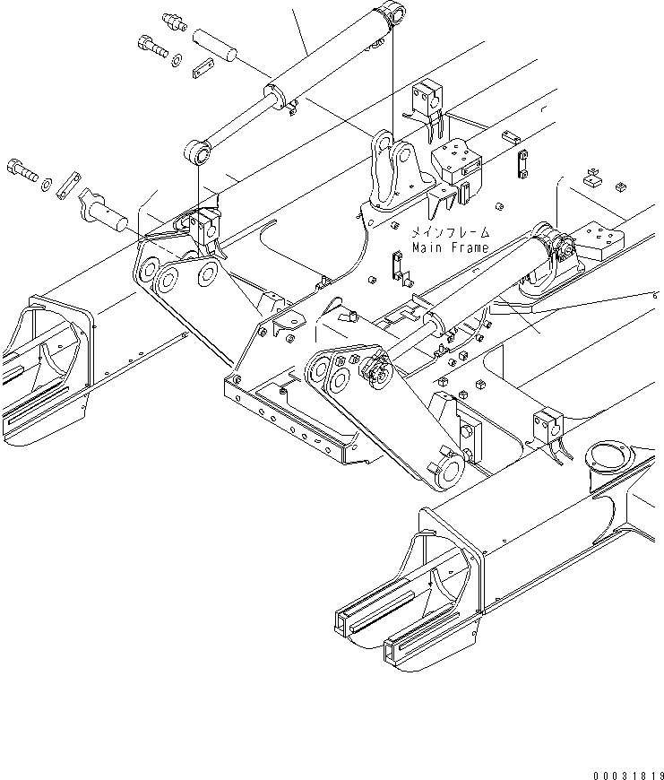 CYLINDER GROUP,L.H. (707-00-XF981) KOMATSU