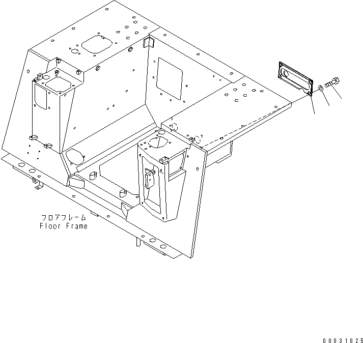 Пластина 11Y-54-23270 KOMATSU