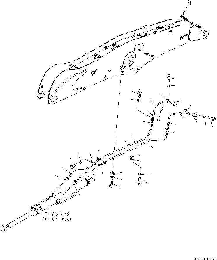 Трубка 207-64-81230 KOMATSU