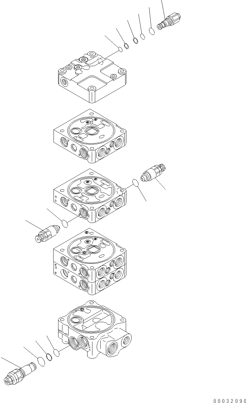 Клапан в сборе 723-50-55200 KOMATSU