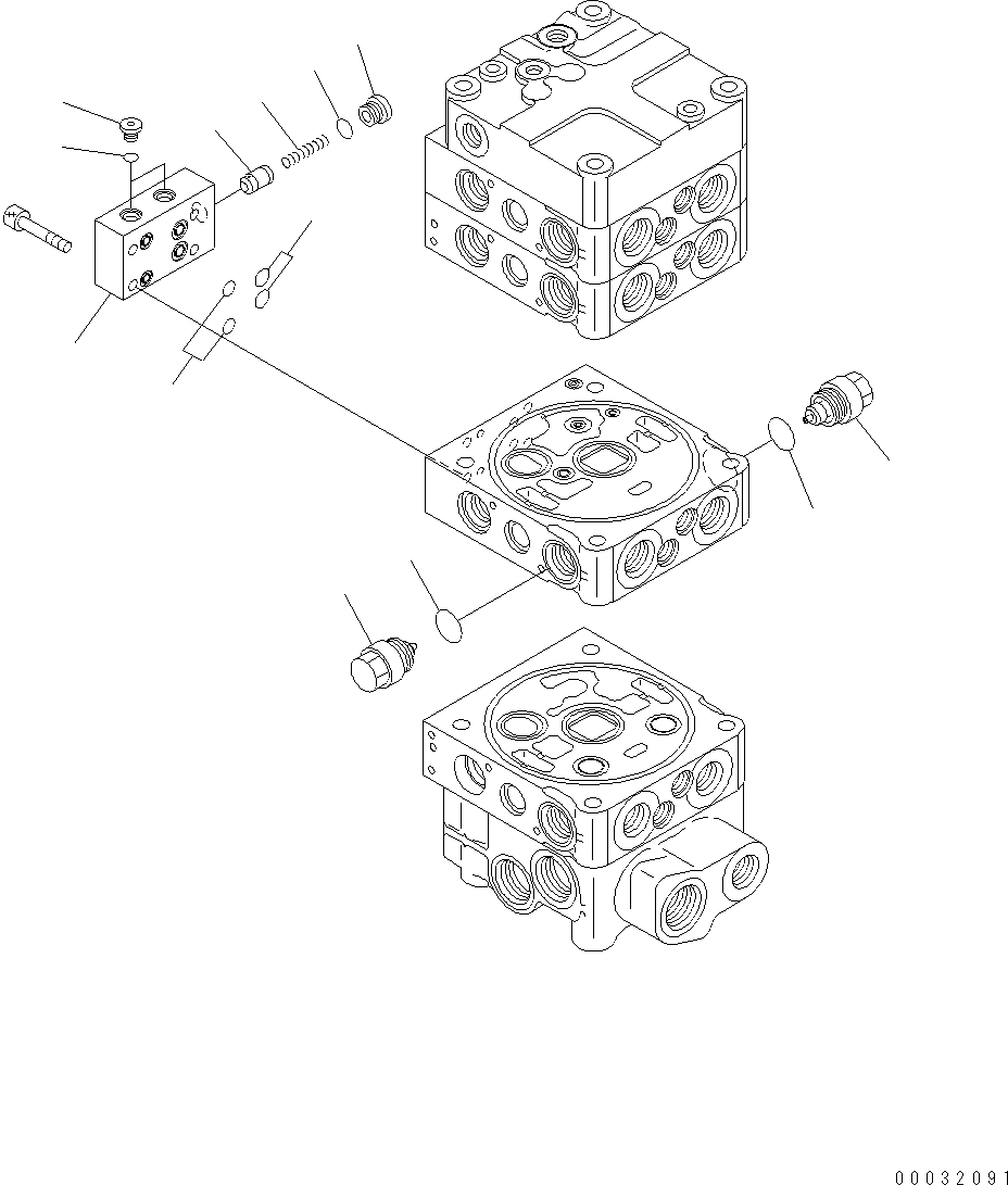 Клапан в сборе 723-50-54301 KOMATSU