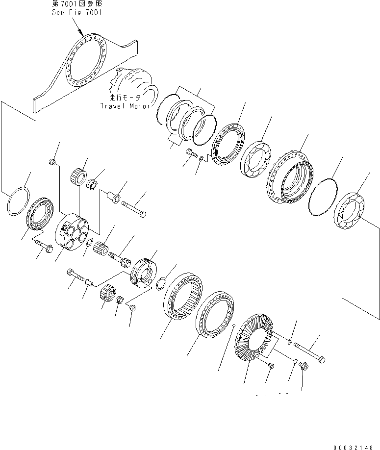 Болт 01011-52210 KOMATSU
