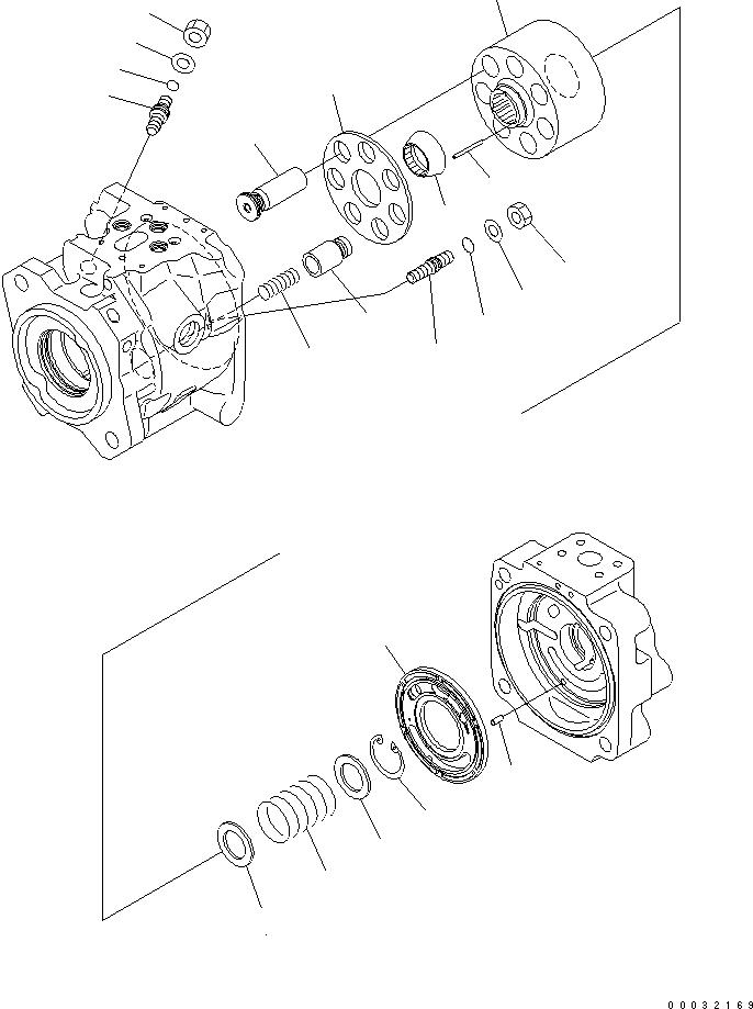 Направляющая фиксатора 708-1W-43350 KOMATSU