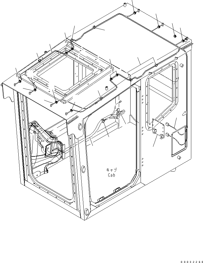 Жгут проводов 207-06-82260 KOMATSU