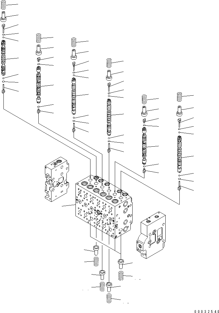 Клапан в сборе 723-46-20703 KOMATSU