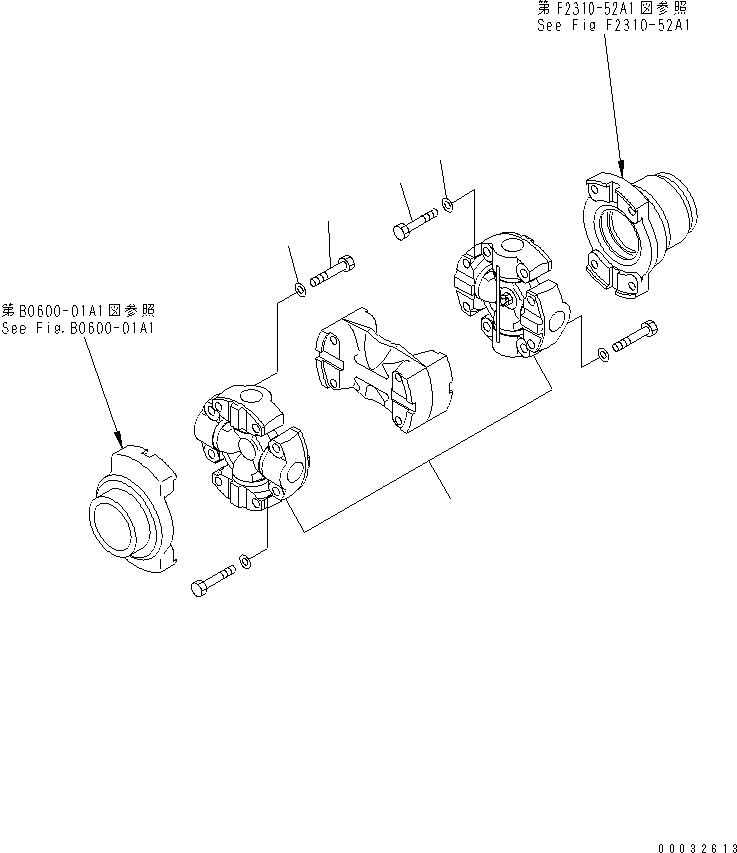Карданный шарнир 17A-20-11300 KOMATSU