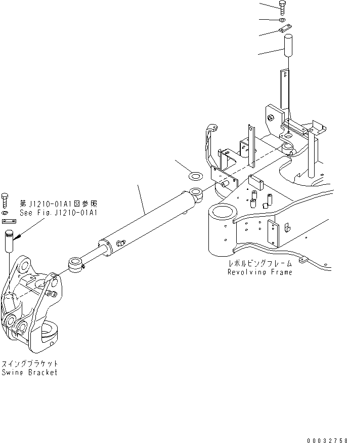 Палец 22L-70-11461 KOMATSU
