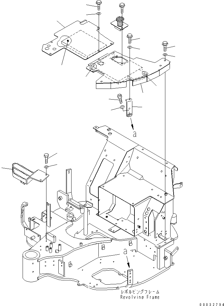 Подножка 22L-54-11762 KOMATSU