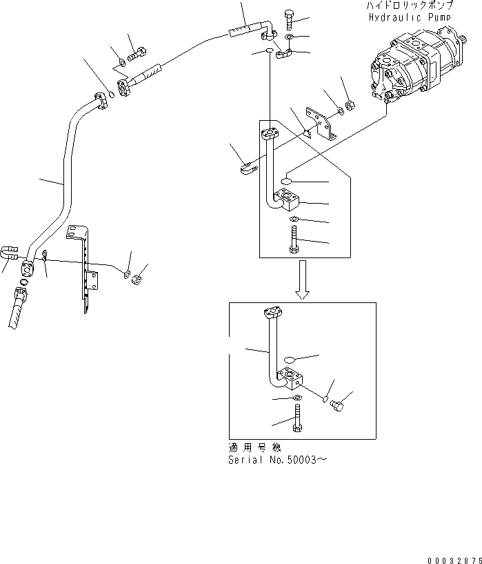 Шланг 07124-010A5 KOMATSU