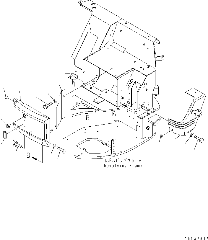 Крышка 22F-54-12770 KOMATSU