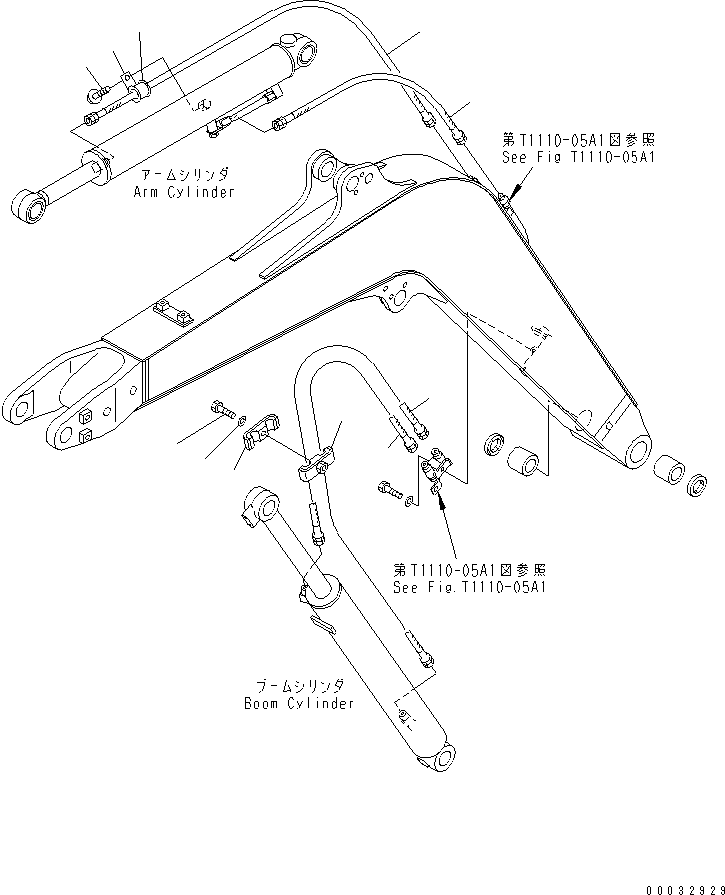 Шланг 22L-62-1A210 KOMATSU