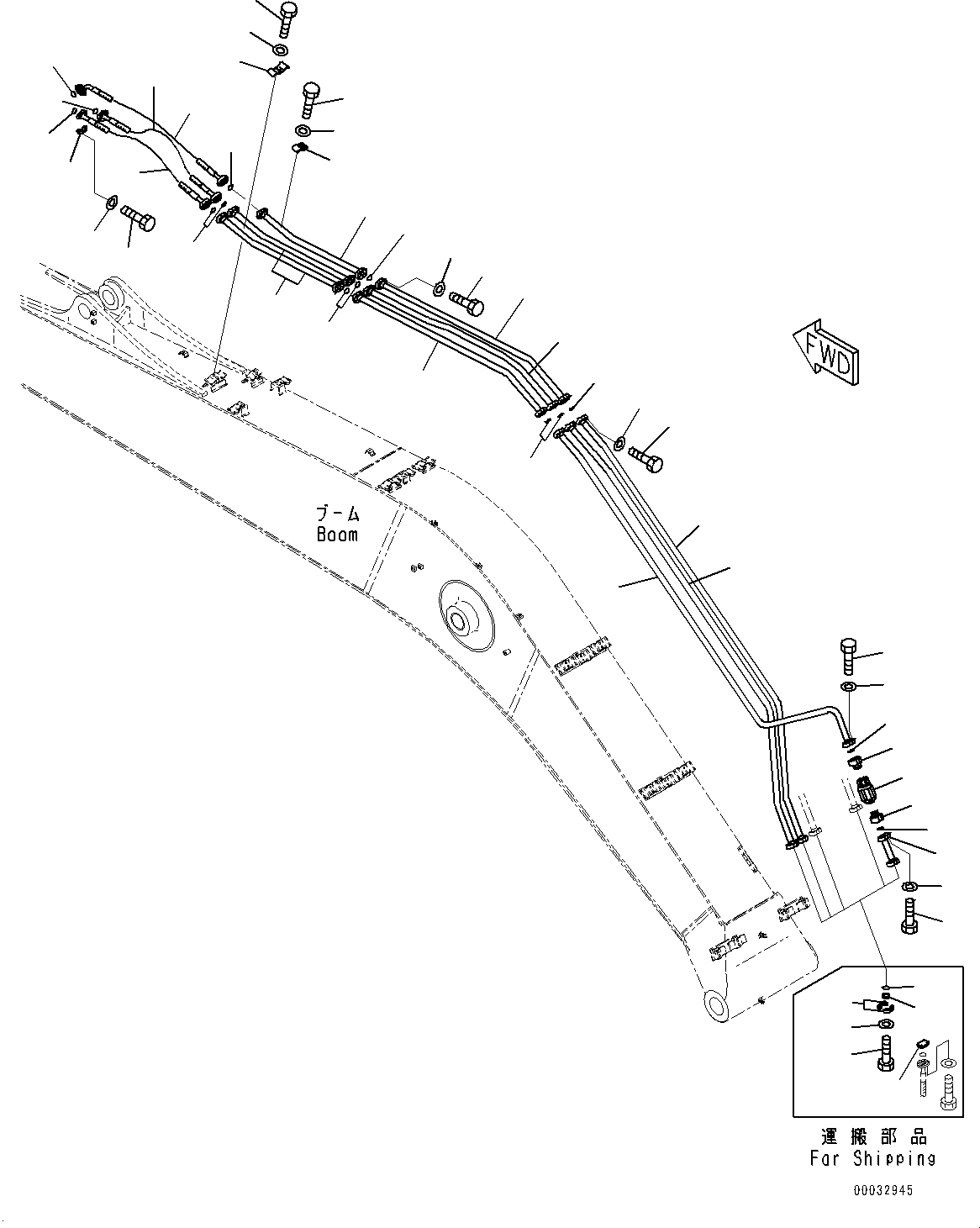 Шланг 07085-01010 KOMATSU