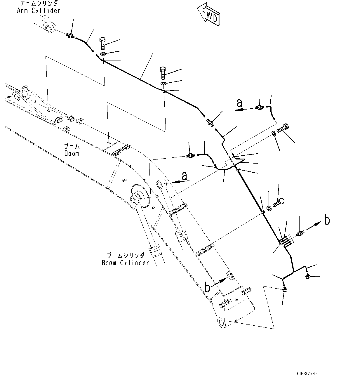 Трубка 207-70-77320 KOMATSU