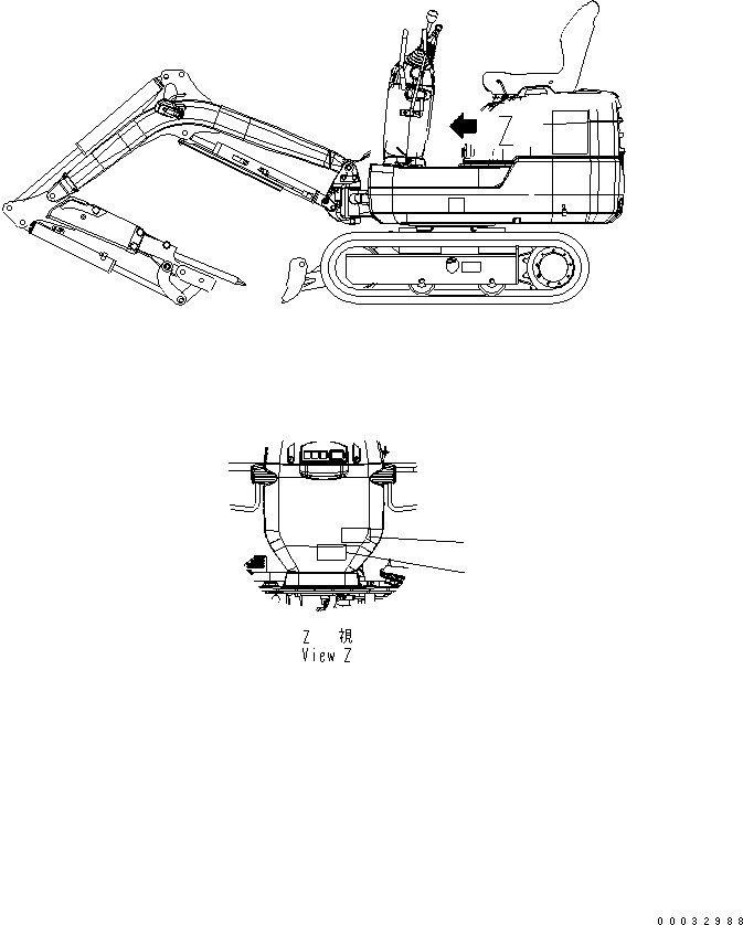 PLATE,BREAKER ARM 21S-98-34360 KOMATSU