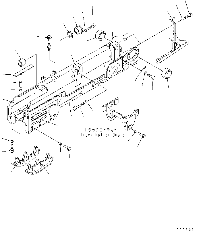 TRACK FRAME ASS'Y 17A-30-00320 KOMATSU