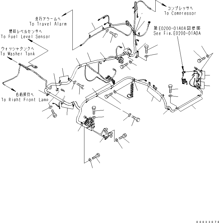 Жгут проводов 21K-06-71193 KOMATSU