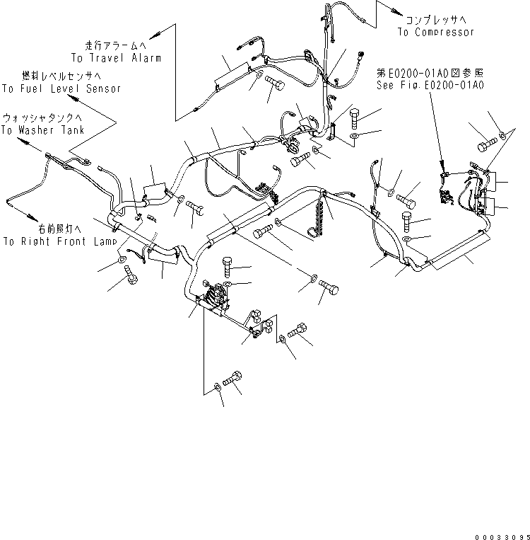Жгут проводов 21K-06-71450 KOMATSU