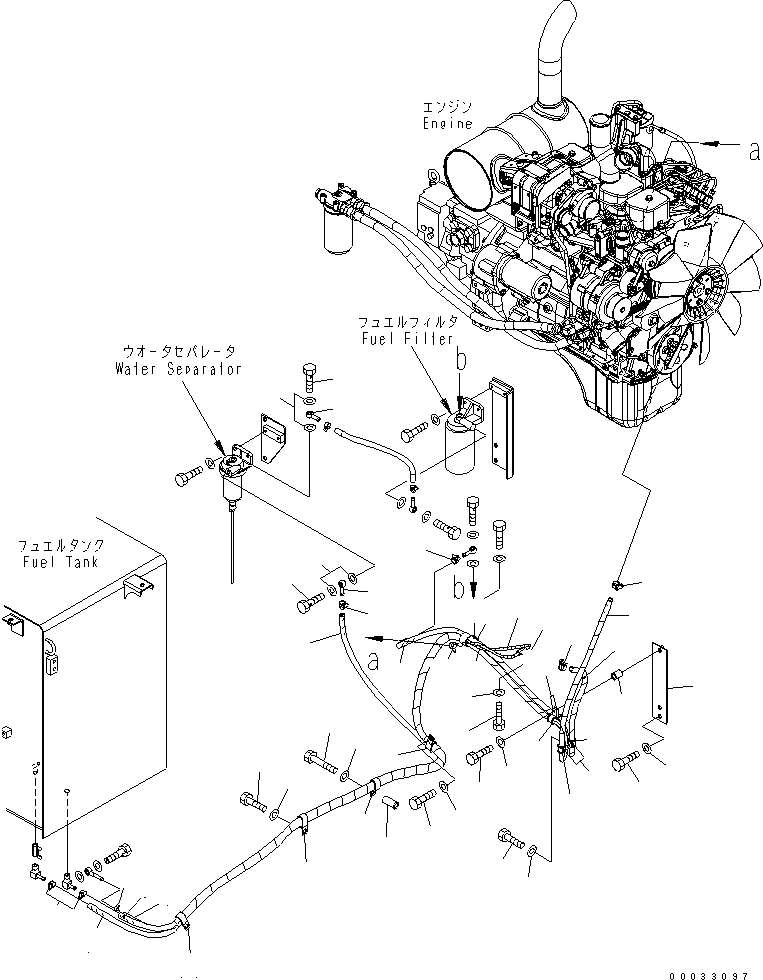 Шланг 07288-01034 KOMATSU