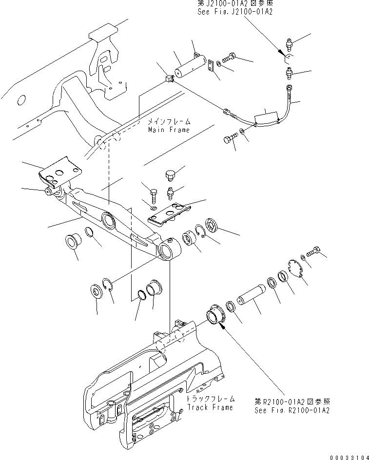 Проставка 17A-50-12331 KOMATSU