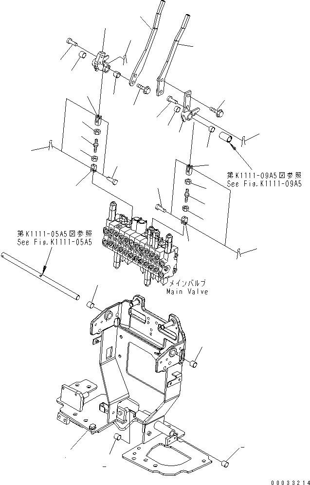BRACKET,MAIN 21S-43-31115 KOMATSU