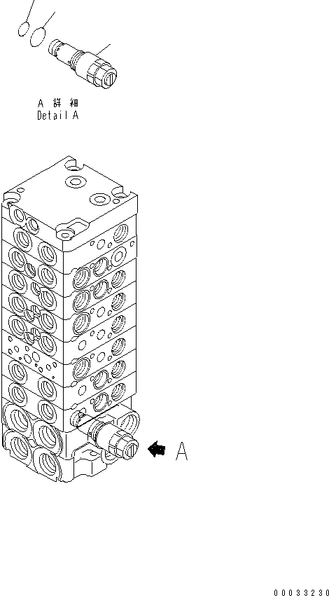Клапан в сборе, предохранительный 723-10-16201 KOMATSU