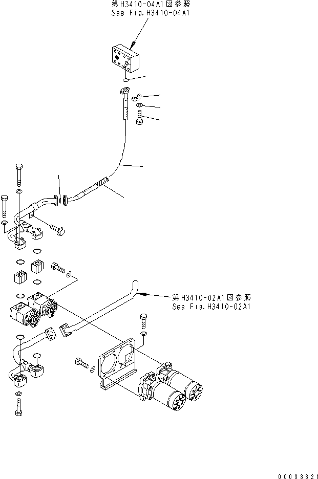 Шланг 07087-00608 KOMATSU