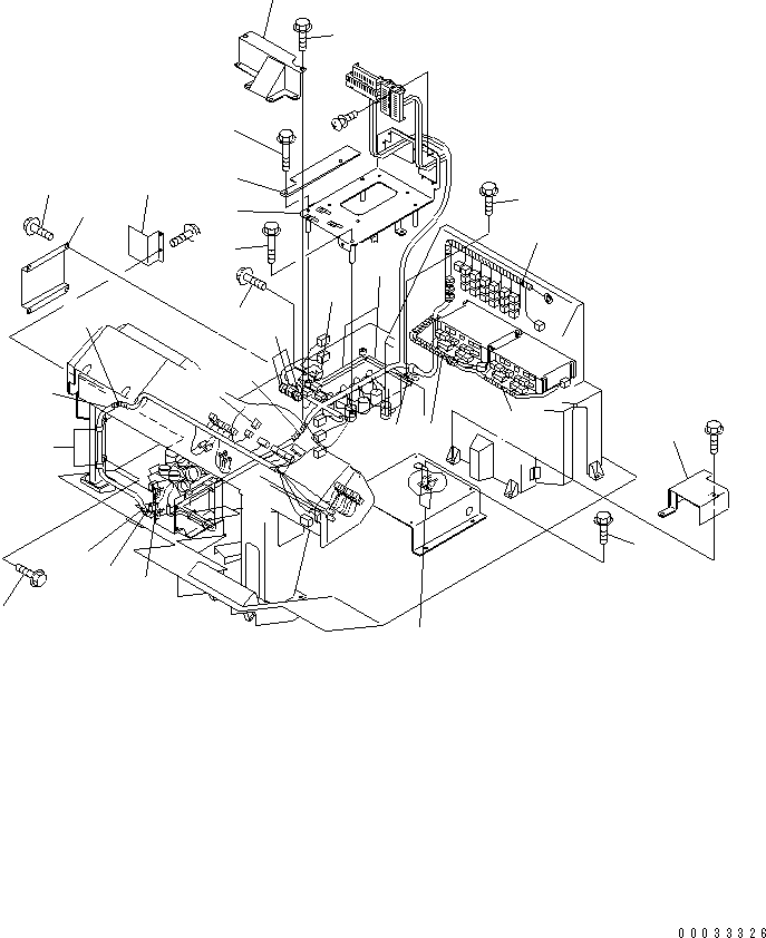 Крышка 56B-86-16670 KOMATSU