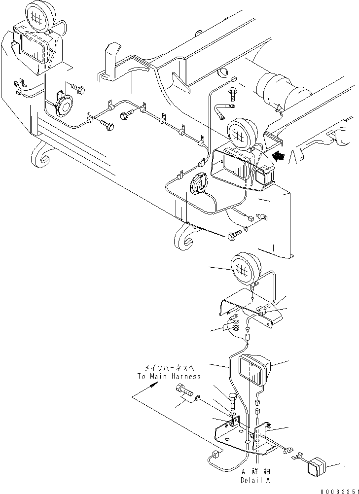 Жгут проводов 56B-86-11440 KOMATSU