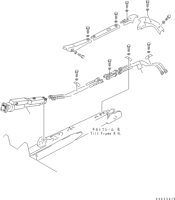 Группа цилиндра 154-63-X2070 KOMATSU