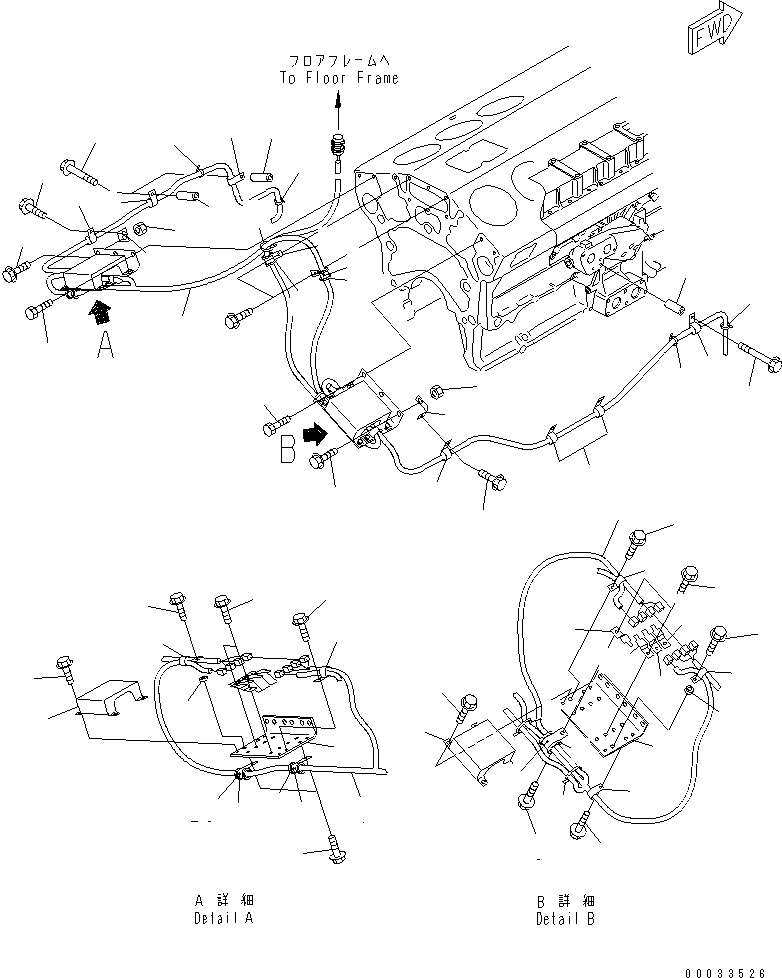 Жгут проводов 6215-81-6550 KOMATSU